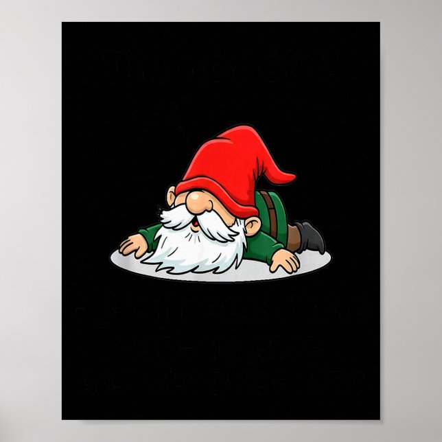 Gnome I'm Not Old I Just Need Some Wd-40 &amp; A L Poster (Front)