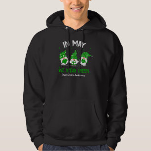 Gnome In May We Wear Green Ribbon Celiac Disease A Hoodie