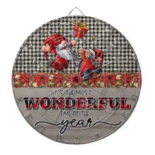 Gnome It's The Most Wonderful Time Of The Year  Dartboard