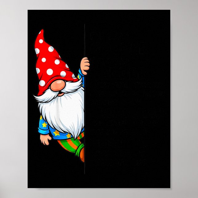 Gnome I've Been Gooder I've Been Badder Many Times Poster (Front)