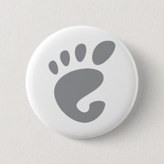 Gnome - Linux - OSS FSF 6 Cm Round Badge