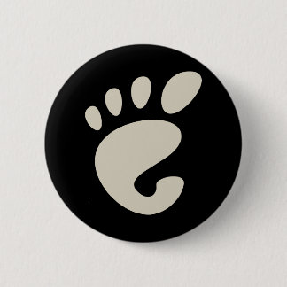 Gnome - Linux - OSS FSF 6 Cm Round Badge