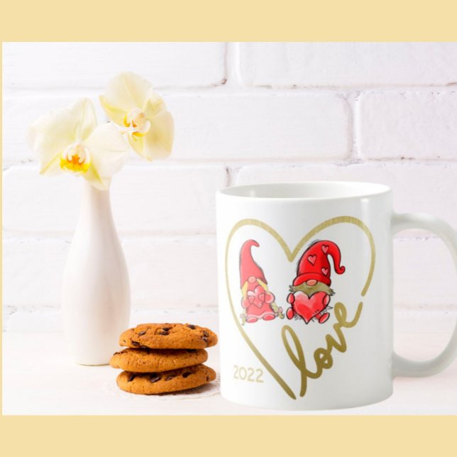Gnome Love IS the Answer for Valentine’s Day    Coffee Mug (Creator Uploaded)
