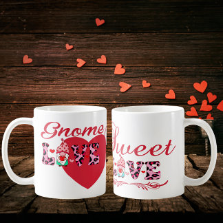 Gnome Love Sweet Love Valentines Coffee Mug