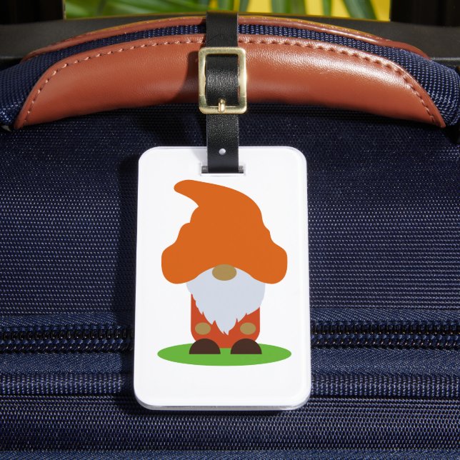Gnome Luggage Tag (Front Insitu 2)