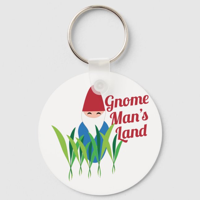 Gnome man's land key ring (Front)