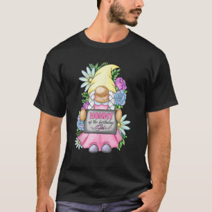 Gnome Mummy Of The Birthday Girl Gifts Mum Mothers T-Shirt