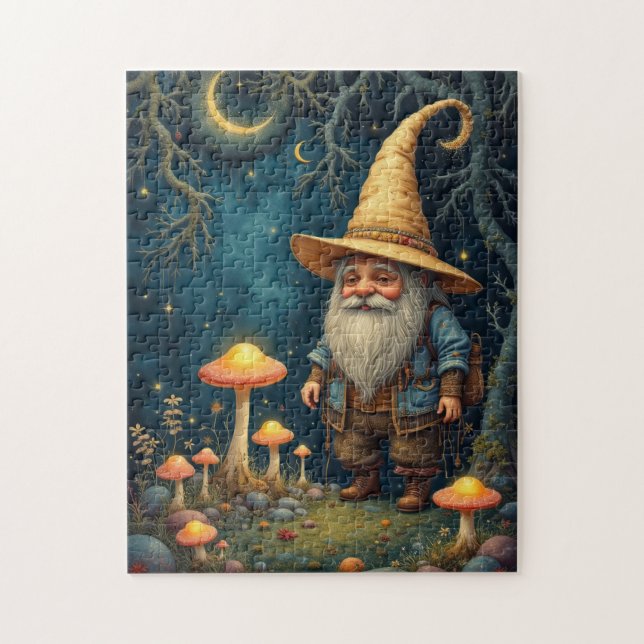gnome nights jigsaw puzzle (Vertical)