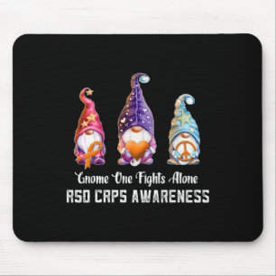 Gnome Nobody Fights RSD CRPS Awareness Alone RSD C Mouse Mat