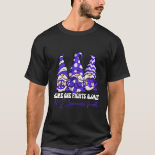Gnome One Fights Alone Als Awareness Month T-Shirt
