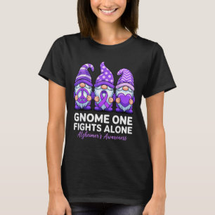 Gnome one fights alone alzheimer's awareness T-Shirt