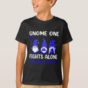 Gnome One Fights Alone Blue Ribbon Hydrocephalus A T-Shirt