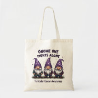Gnome One Fights Alone Cancer Awareness
