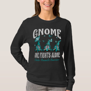 Gnome One Fights Alone Fibular Hemimelia Awareness T-Shirt
