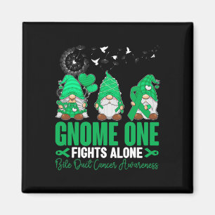 Gnome One Fights Alone Gnomies Bile Duct Cancer Aw Magnet
