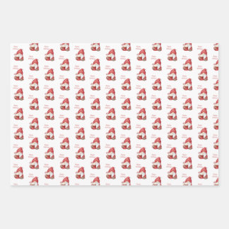 Gnome Peppermint Cocoa  Wrapping Paper Sheet