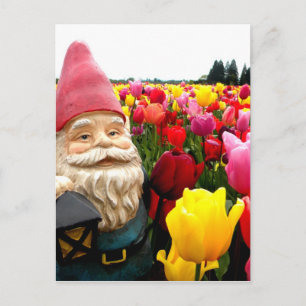 Gnome Petals Postcard