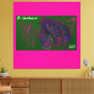 Gnome Quilted Pattern  Canvas Print