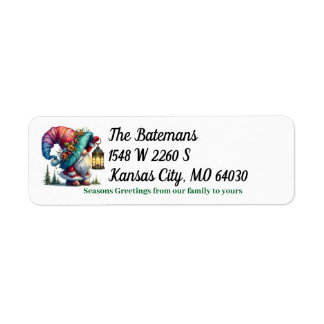 Gnome Return Address Label