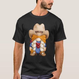 Gnome Rodeo With Western Hat For Best Cowgirl Gran T-Shirt