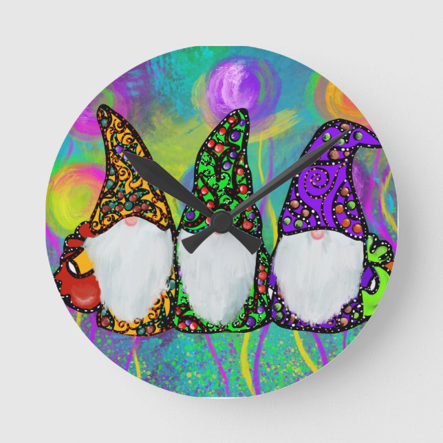 GNOME   ROUND CLOCK (Front)