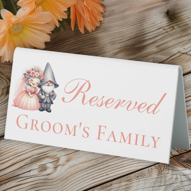 Gnome Rustic Woodland Orange Wedding Reserved  (Creator Uploaded)