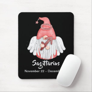 Gnome Sagittarius Astrology Sign Angel Mouse Mat
