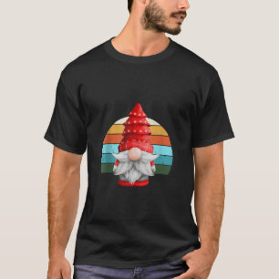Gnome Santa Christmas Tree Lights Xmas Teens Tank