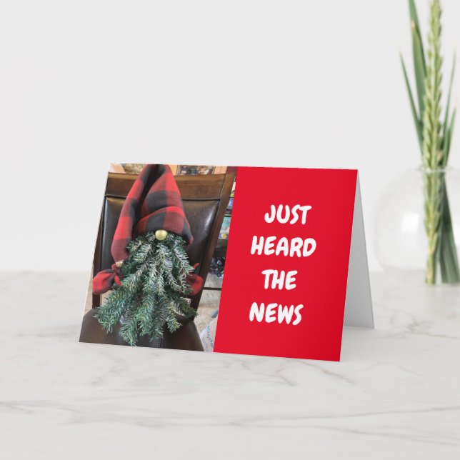 GNOME SAYS **HAPPY 50th BIRTHDAY** Card (Front)