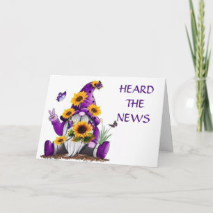 GNOME SAYS HAPPY "70th BIRTHDAY" Card