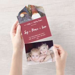 Gnome Season's Greetings Holiday All In One Card
