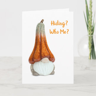 GNOME SENDS BELATED BIRTHDAY GREETING TO YOU! CARD
