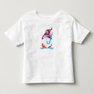 Gnome Snorkelling Funny Beach Toddler T-Shirt