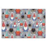 Red Gnome Christmas Tissue Paper | Zazzle