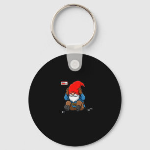 Gnome Sorry I Can't Make It To Work Tomorrow Humor Key Ring