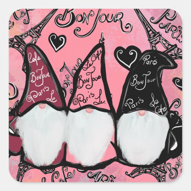  GNOME SQUARE STICKER (Front)