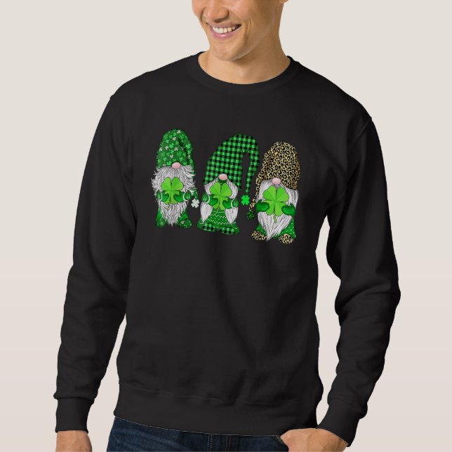 Gnome St Patrick S Day Irish Gnome Sweatshirt (Front)