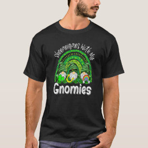 Gnome St Patrick S Day Shamrock Shenanigans With M T-Shirt
