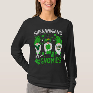 Gnome St Patrick S Day Shenanigans With My Gnomies T-Shirt