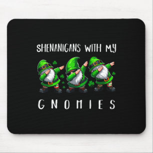 Gnome St. Patricks Day Gnomes Shenanigans Celebrat Mouse Mat