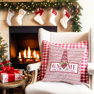 Gnome Sweet Gnome Accent Pillow