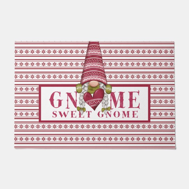 Gnome Sweet Gnome Doormat (Front)