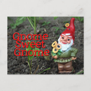 Gnome Sweet Gnome Postcard