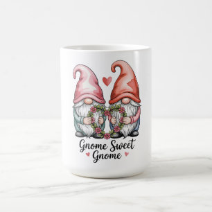 GNOME SWEET GNOME: Whimsical Watercolor Design Coffee Mug
