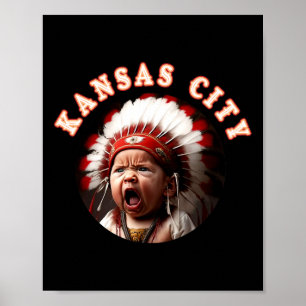 Gnome Tailgating Kansas City Bbq Kc Barbecue Coffe Poster