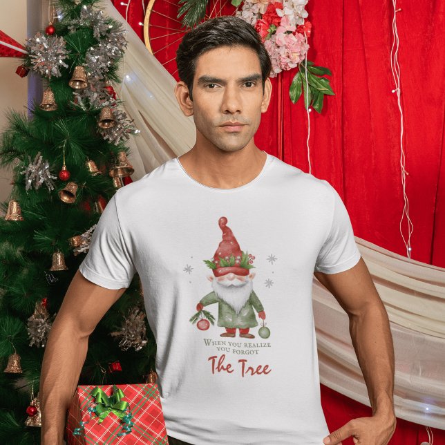 Gnome-tastic Holiday Fun with Our Red Christmas  T-Shirt (Creator Uploaded)