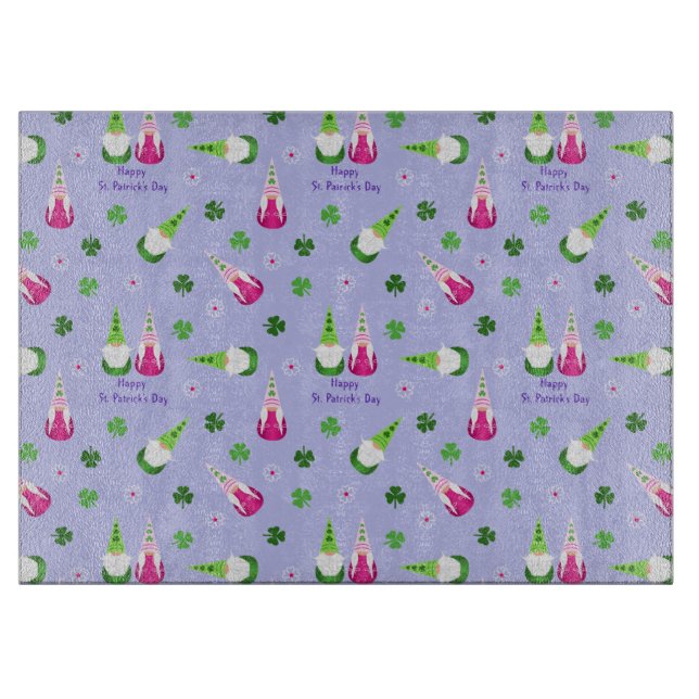 Gnome Toss St. Patrick's Day Cutting Board (Front)