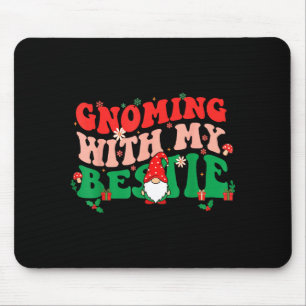 Gnome Twinning With My Ie Funny Matching Christmas Mouse Mat