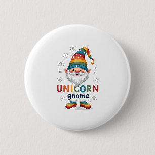 Gnome Unicorn Shirt Family Matching Group Christma 6 Cm Round Badge