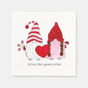 Gnome Valentine A love like gnome other Napkin